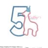 5 Animal Cracker Applique Stitch Map