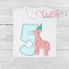 5th Birthday Animal Cracker Applique Design 600
