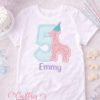 5th Birthday Animal Cracker Applique Design Logo 1