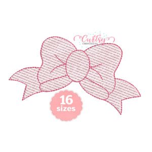 Bow Quick Stitch 16 sizes