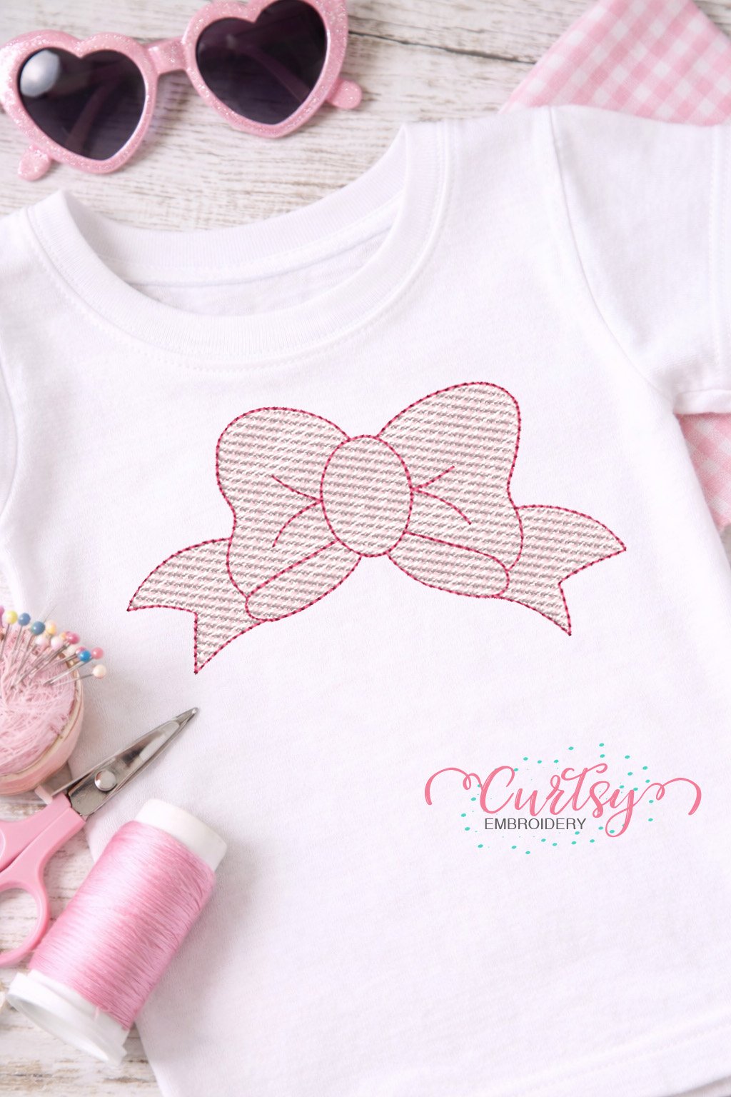 Bow Quick Stitch Embroidery logo 1