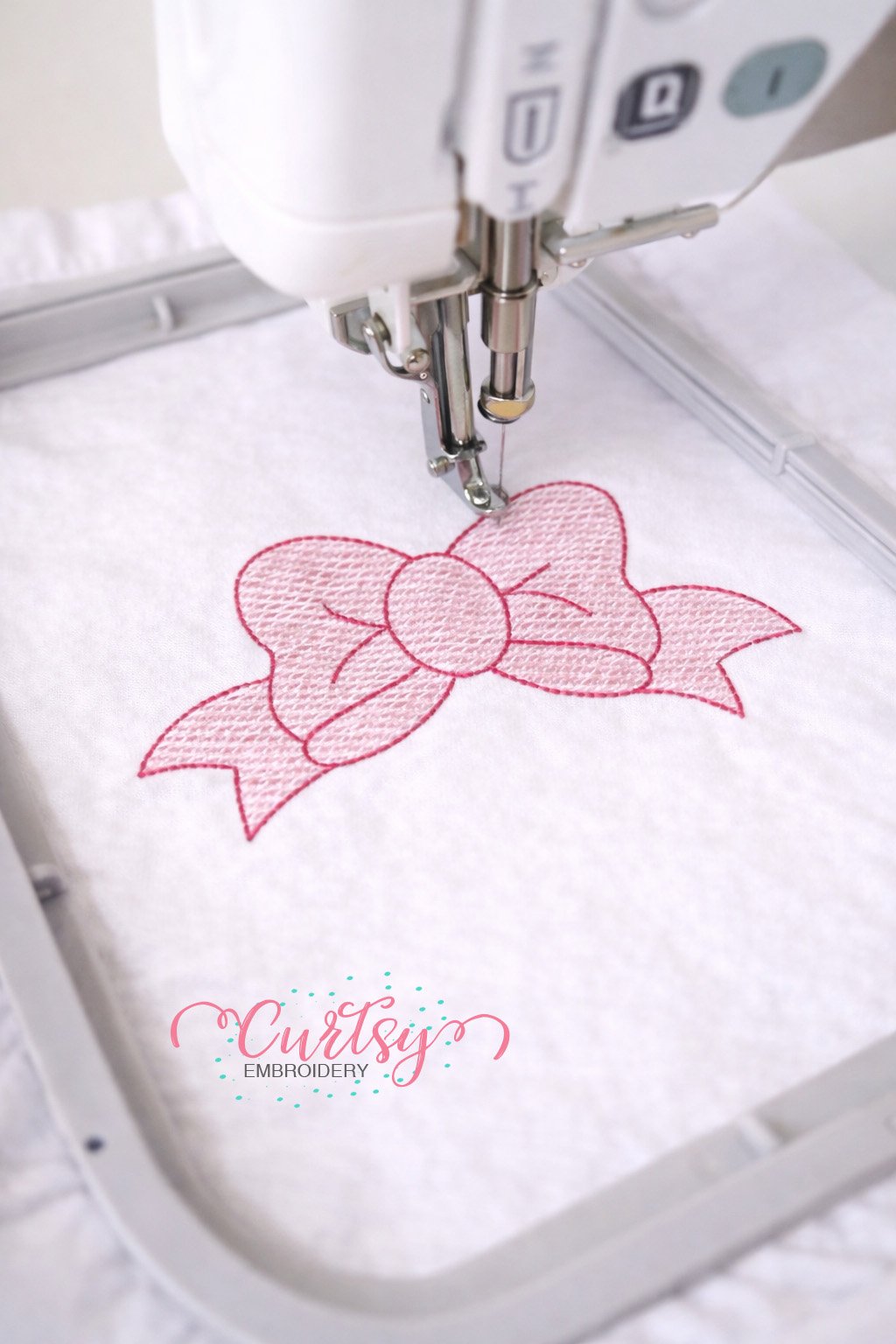 Bow Quick Stitch Embroidery logo 2