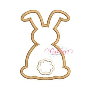 Bunny Applique Embroidery Design