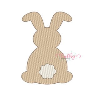 Quick Stitch Bunny Embroidery Design
