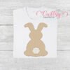 Bunny Silhouette Quick Stitch Embroidery Design 600