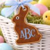 Chocolate Easter Bunny Tag Applique Design logo 1 Chocolate Easter Bunny Tag Applique Design logo 1