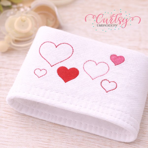 Heart Mini Embroidery Design Lifestyle Logo 1