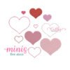 Heart Minis Embroidery Designs