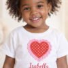 Heart Scalloped Satin Applique Design Lifestyle logo 1
