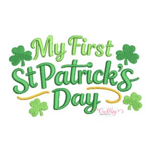 First St Patricks Day Embroidery