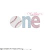 ONE Baseball Quick Stitch Embriodery Stitch Map