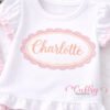 Quick Stitch Scalloped Oval Frame Embroidery Design Logo 2 Quick Stitch Scalloped Oval Frame Embroidery Design Logo 2
