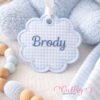 Scallop Circle Tag Applique Design Logo 2 Scallop Circle Tag Applique Design Logo 2