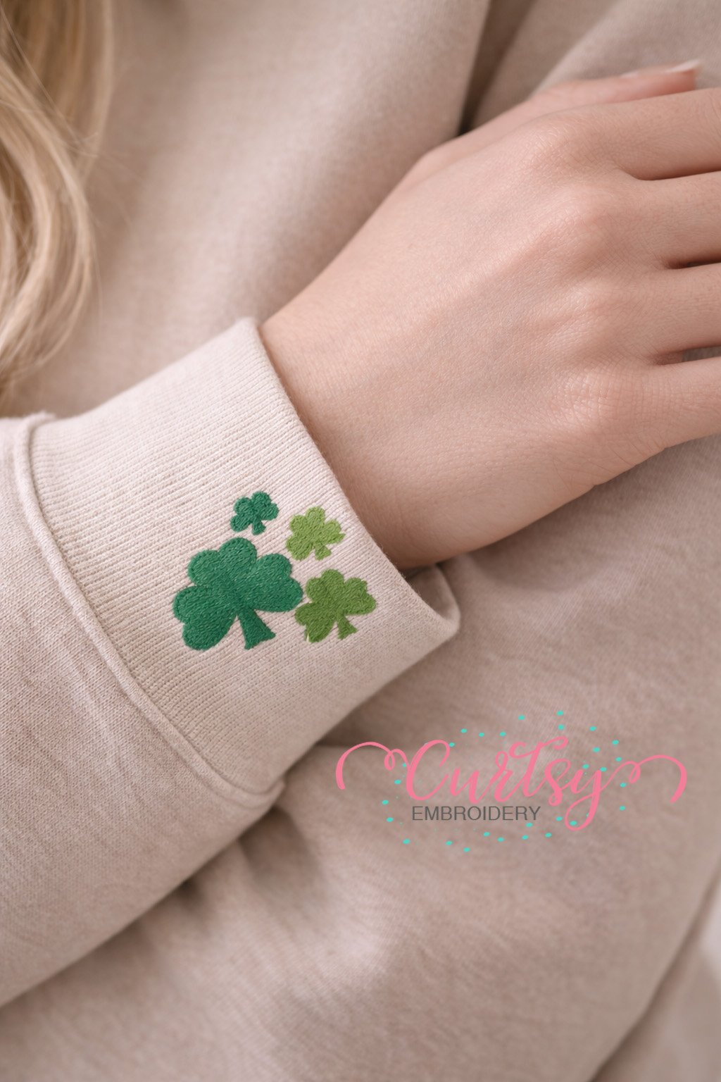 Shamrock Filled Mini Embroidery Designs lifestyle logo 2