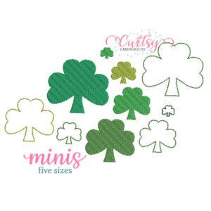 Mini Shamrock Embroidery Design