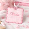 Square Scalloped Tag Applique Embroidery Design logo 1 Square Scalloped Tag Applique Embroidery Design logo 1