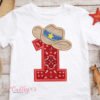 1st Birthday Cowboy Hat Applique Design Logo 1 1st Birthday Cowboy Hat Applique Design Logo 1