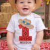 1st Birthday Cowboy Hat Applique Design Logo 2 1st Birthday Cowboy Hat Applique Design Logo 2