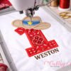 1st Birthday Cowboy Hat Applique Design Logo 3 1st Birthday Cowboy Hat Applique Design Logo 3
