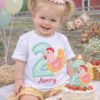 2nd Birthday Chicken Applique Picture logo 2