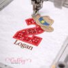 2nd Birthday Cowboy Hat Applique Embroidery Design Logo 3