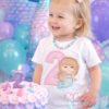 2nd Birthday Mermaid Applique Embroidery Design Logo 2