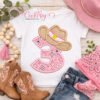 3rd Birthday Cowboy Hat Applique Embroidery Design logo 1