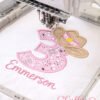 3rd Birthday Cowboy Hat Applique Embroidery Design logo 3