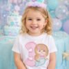 3rd Birthday Mermaid Embroidery Applique Design Logo 2