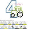 4 Tractor Applique Stitch Map 4 Tractor Applique Stitch Map