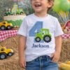 4th Birthday Tractor Applique Embroidery Design Logo 1 4th Birthday Tractor Applique Embroidery Design Logo 1