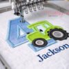 4th Birthday Tractor Applique Embroidery Design Logo 2 4th Birthday Tractor Applique Embroidery Design Logo 2