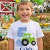 5th Birthday Tractor Applique Embroidery Design Logo 2 5th Birthday Tractor Applique Embroidery Design Logo 2