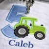 5th Birthday Tractor Applique Embroidery Design Logo 3 5th Birthday Tractor Applique Embroidery Design Logo 3