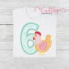 6th Birthday Chicken Applique Picture 2000 6th Birthday Chicken Applique Picture 2000