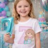 7th Birthday Mermaid Applique Embroidery Design Lgo 1