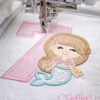 7th Birthday Mermaid Applique Embroidery Design Lgo 3