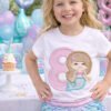 8th Birthday Mermaid Applique Embroidery Design Logo 2