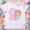 9th Birthday Mermaid Applique Embrdoidery Design Logo 1 9th Birthday Mermaid Applique Embrdoidery Design Logo 1