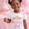Birthay Girl Tiara Embroidery Design Logo 2 Birthay Girl Tiara Embroidery Design Logo 2