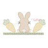 Bunny with Carrots Quick Stitch Embroidery Design _ Website