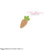 Carrot Mini Embroidery Design Stitch Map