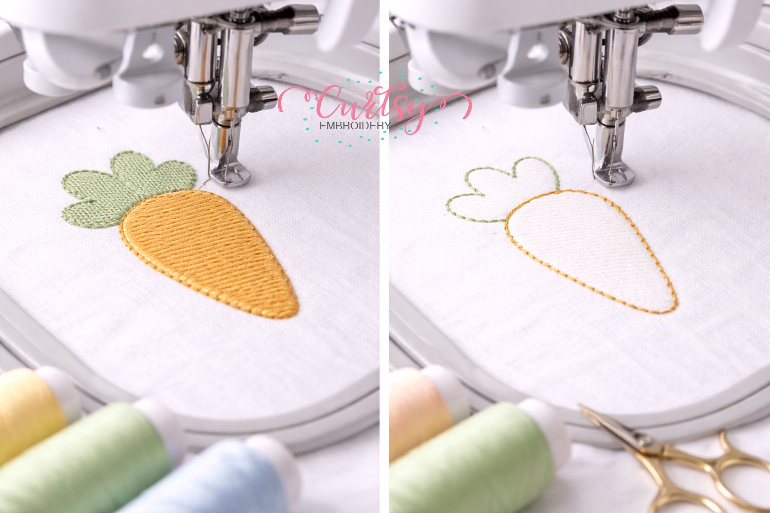 Carrot Mini Embroidery Designs _ Logo 4