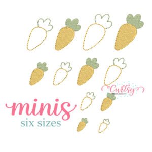 Carrot Mini Embroidery File Set