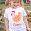 Chicken Applique Design logo 2 Chicken Applique Design logo 2