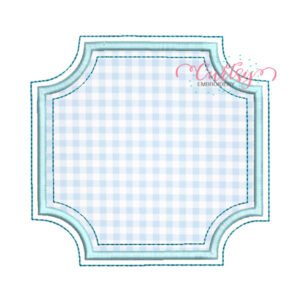 Monogram Frame Applique Design