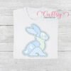 Patchwork Boy Bunny Applique Design 600