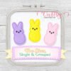 Peep Feltie Embroidery Design 600