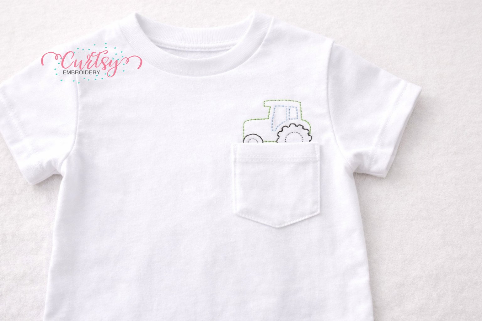 Tractor Minis Embroidery Designs Logo 4