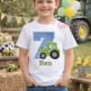 7th Birthday Tractor Applique Design _ Logo 2